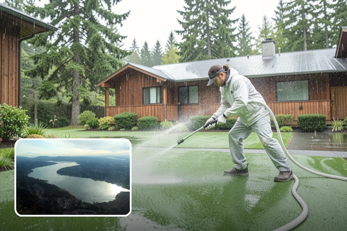 Outdoor Kitchen Cleaning in Sammamish, King County, WA - Cuts cooking grease alongside weather-driven mildew