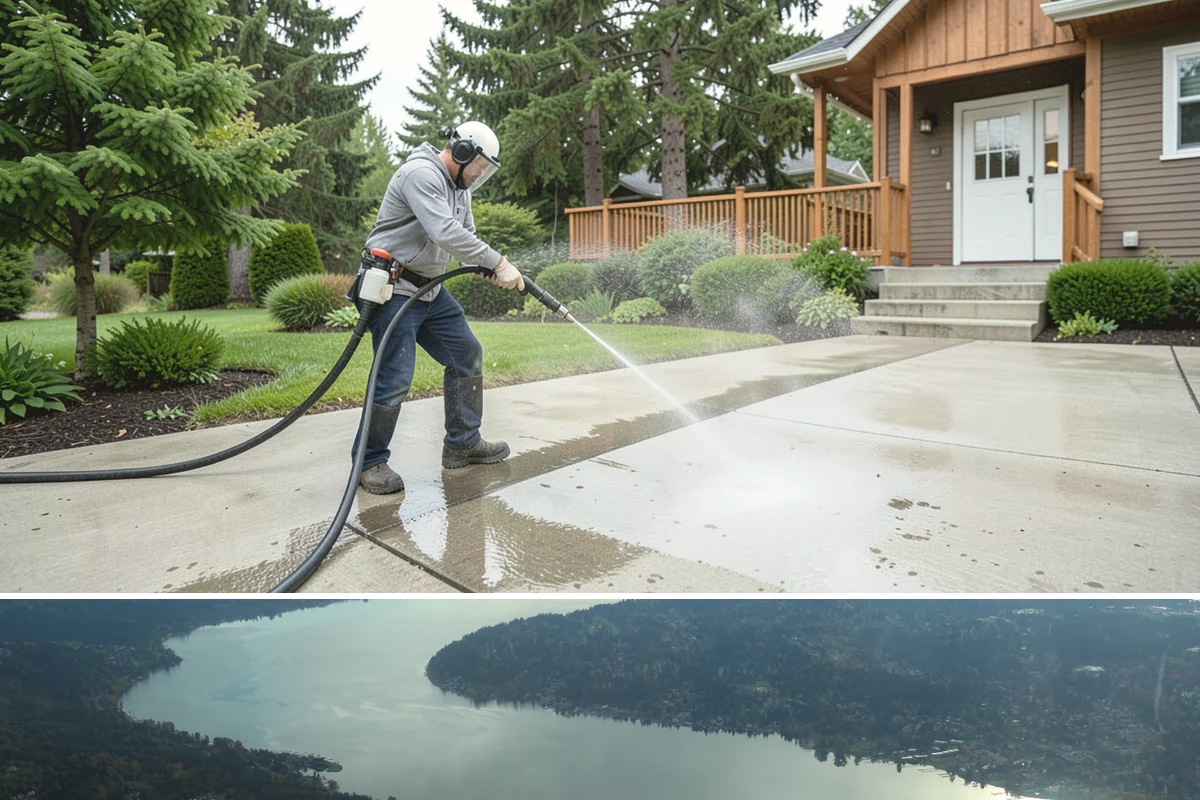 Outdoor Kitchen Cleaning in Sammamish, King County, WA - Late spring is ideal so the kitchen is clean and ready as the outdoor cooking season begins.