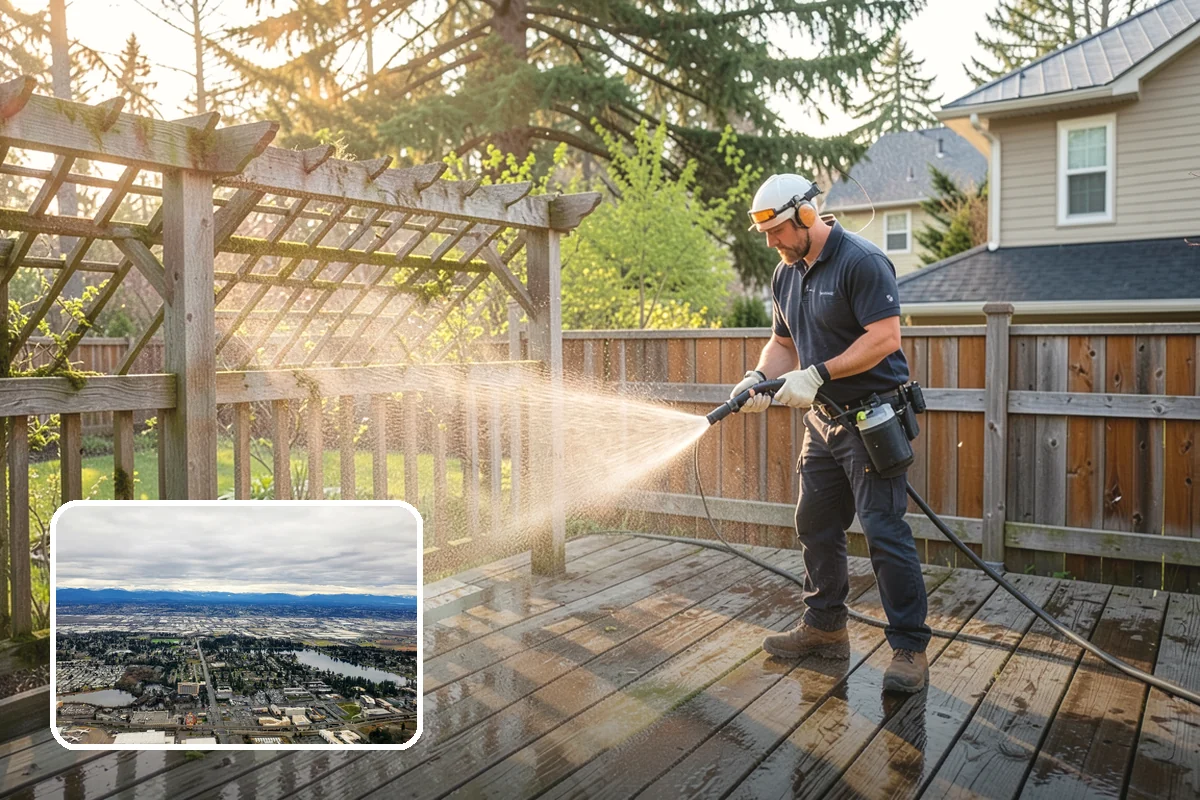 Outdoor Kitchen Cleaning in SeaTac, King County, WA - Cuts cooking grease alongside weather-driven mildew