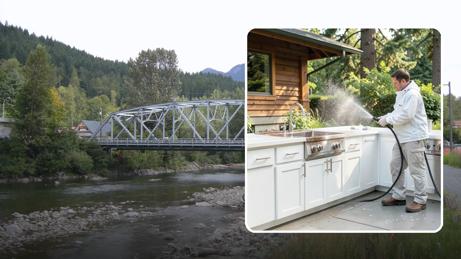 Outdoor Kitchen Cleaning in Skykomish, King County, WA - Detail-clean outdoor kitchen counters, cabinetry, and surrounds to cut grease and grime without harming appliances.