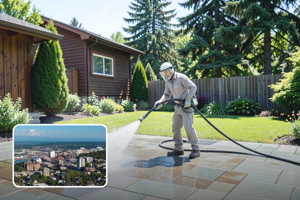 Outdoor Kitchen Cleaning in Tacoma, Pierce County, WA - Cuts cooking grease alongside weather-driven mildew