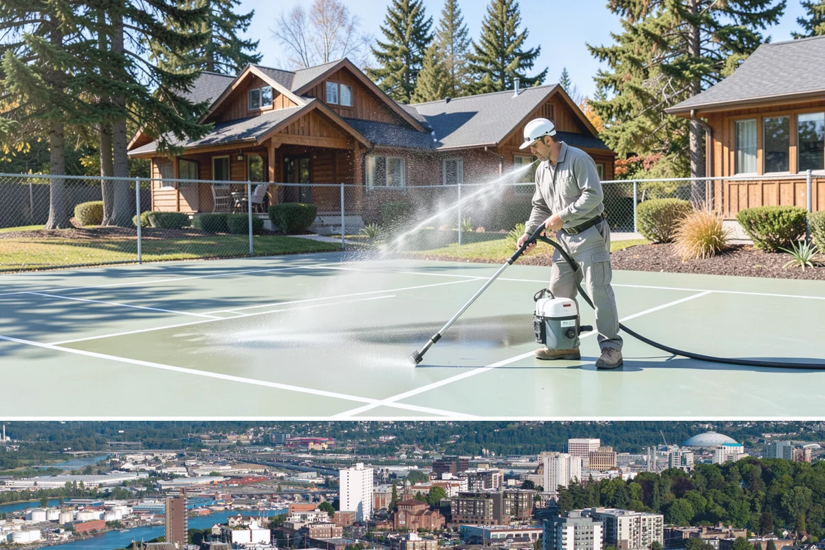 Outdoor Kitchen Cleaning in Tacoma, Pierce County, WA - Late spring is ideal so the kitchen is clean and ready as the outdoor cooking season begins.