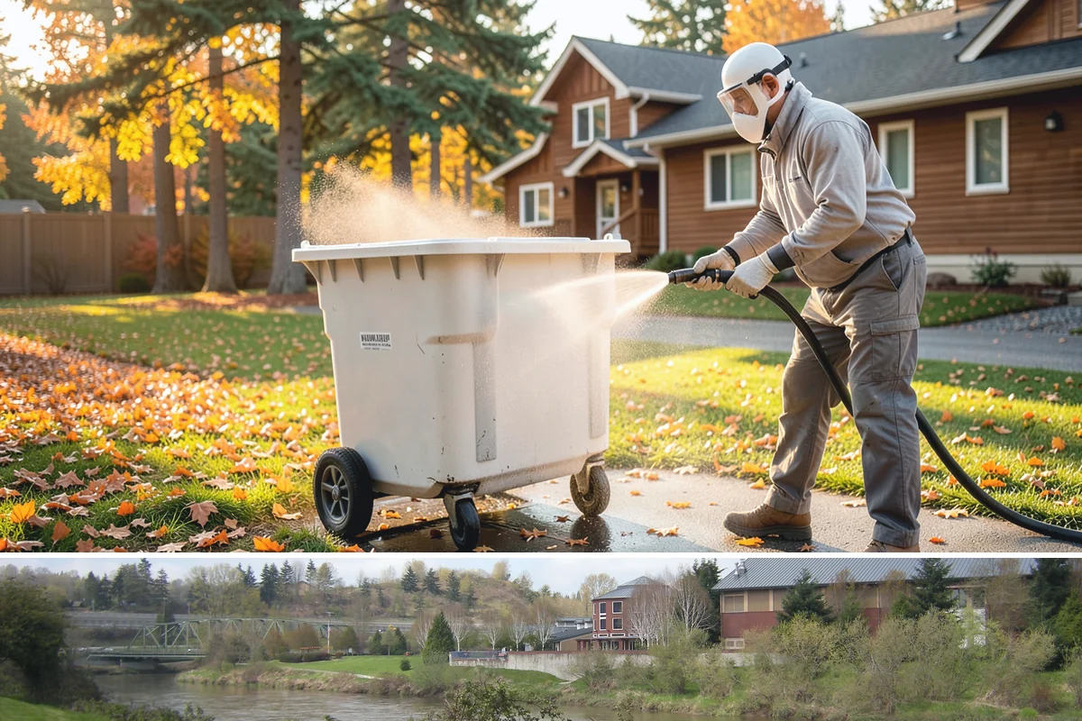 Outdoor Kitchen Cleaning in Tukwila, King County, WA - Late spring is ideal so the kitchen is clean and ready as the outdoor cooking season begins.