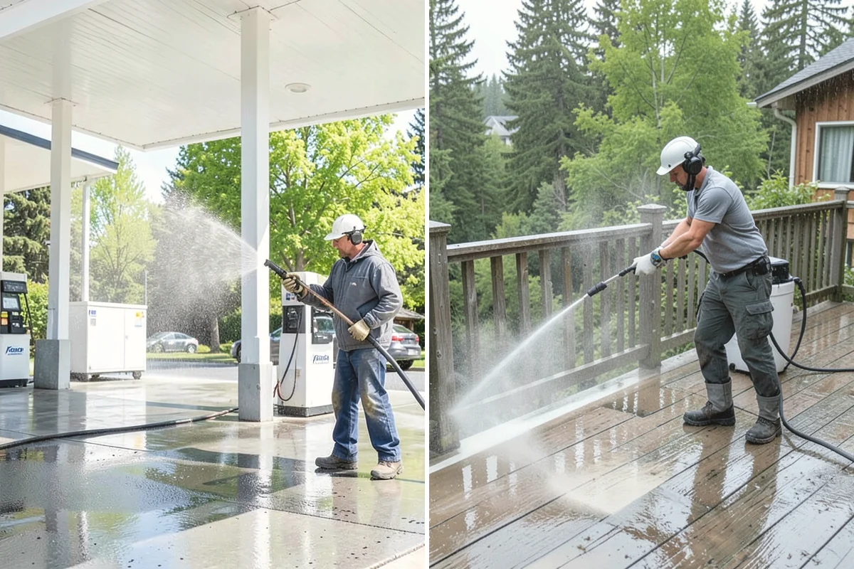 Outdoor Kitchen Cleaning in University Place, Pierce County, WA - Cover and protect appliances and utility connections