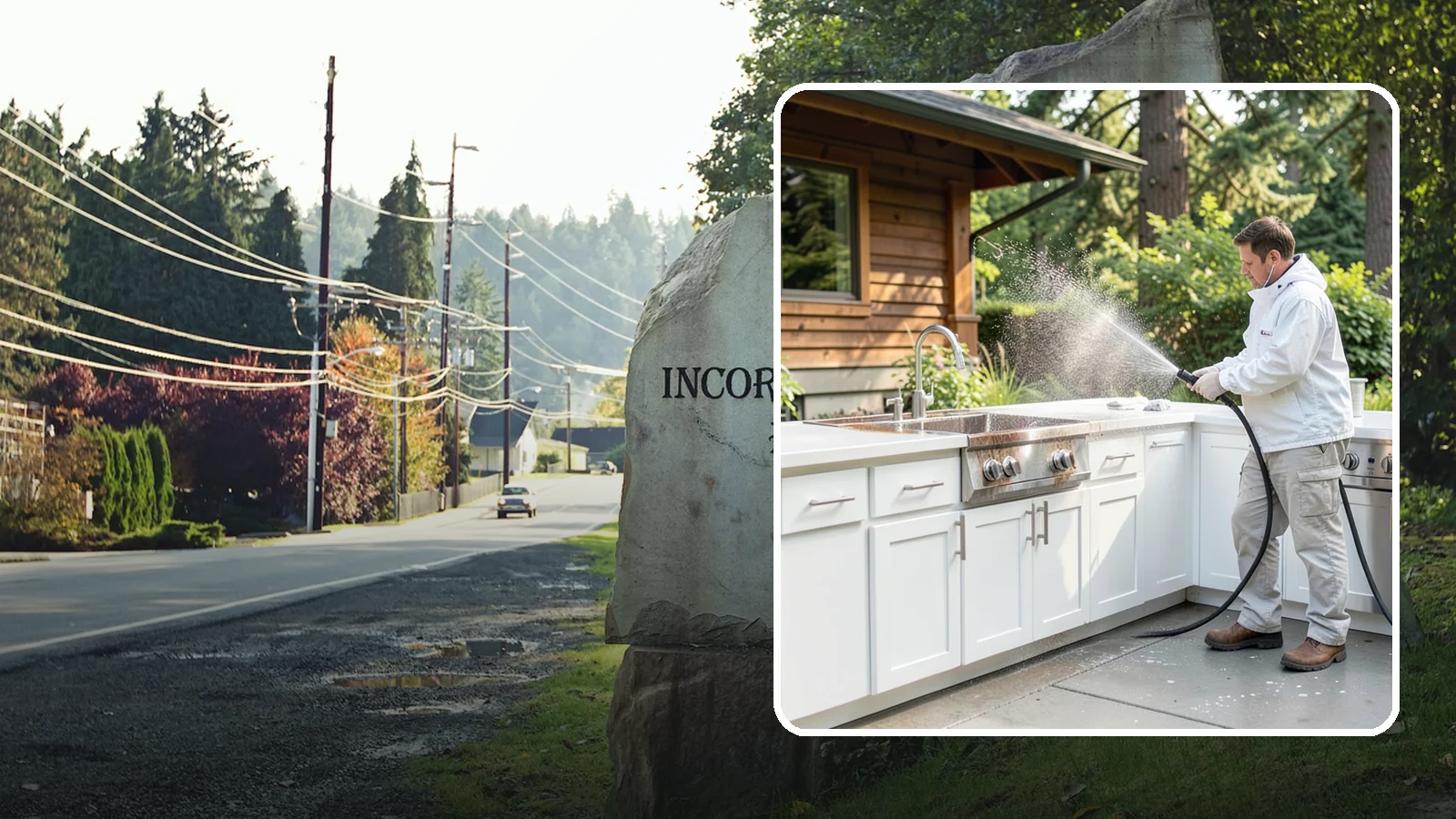 Outdoor Kitchen Cleaning in Wilkeson, Pierce County, WA - Detail-clean outdoor kitchen counters, cabinetry, and surrounds to cut grease and grime without harming appliances.