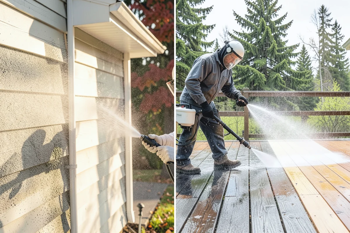 Outdoor Kitchen Cleaning in Wilkeson, Pierce County, WA - Cover and protect appliances and utility connections