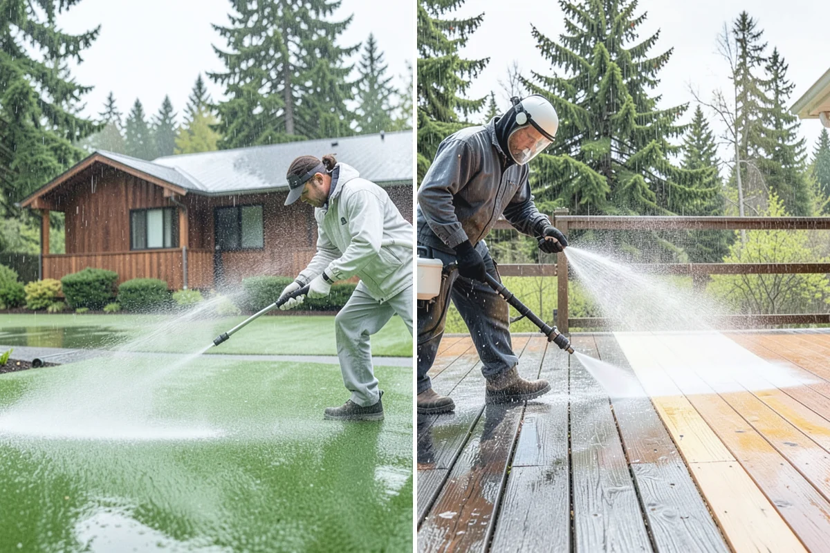Outdoor Kitchen Cleaning in Woodinville, King County, WA - Cover and protect appliances and utility connections
