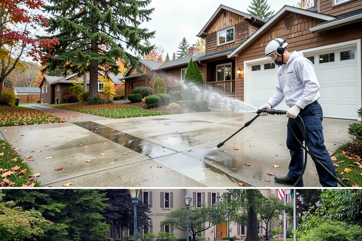 Outdoor Kitchen Cleaning in Woodinville, King County, WA - Late spring is ideal so the kitchen is clean and ready as the outdoor cooking season begins.