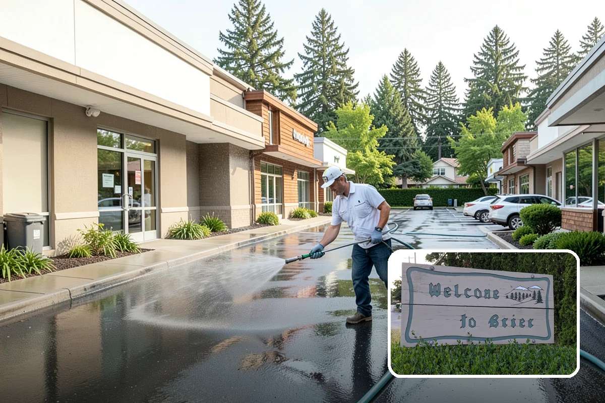 Outdoor Sculpture Cleaning in Brier, Snohomish County, WA - Lifts algae and staining without damage