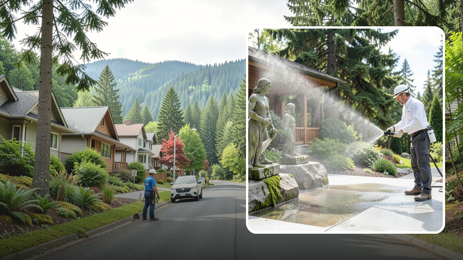 Outdoor Sculpture Cleaning in Darrington, Snohomish County, WA - We carefully clean outdoor sculptures and statues in Washington to remove algae, staining, and grime without harm.