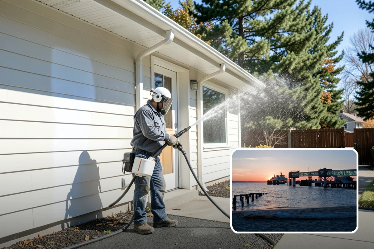 Outdoor Sculpture Cleaning in Edmonds, Snohomish County, WA - Lifts algae and staining without damage