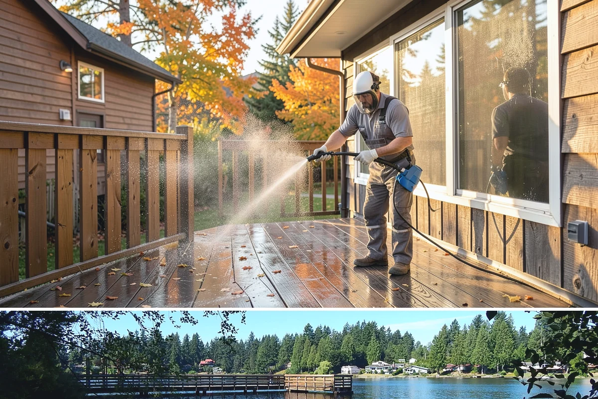 Outdoor Sculpture Cleaning in Federal Way, King County, WA - Sculptures are best cleaned in late spring after the wettest months have fueled algae growth.