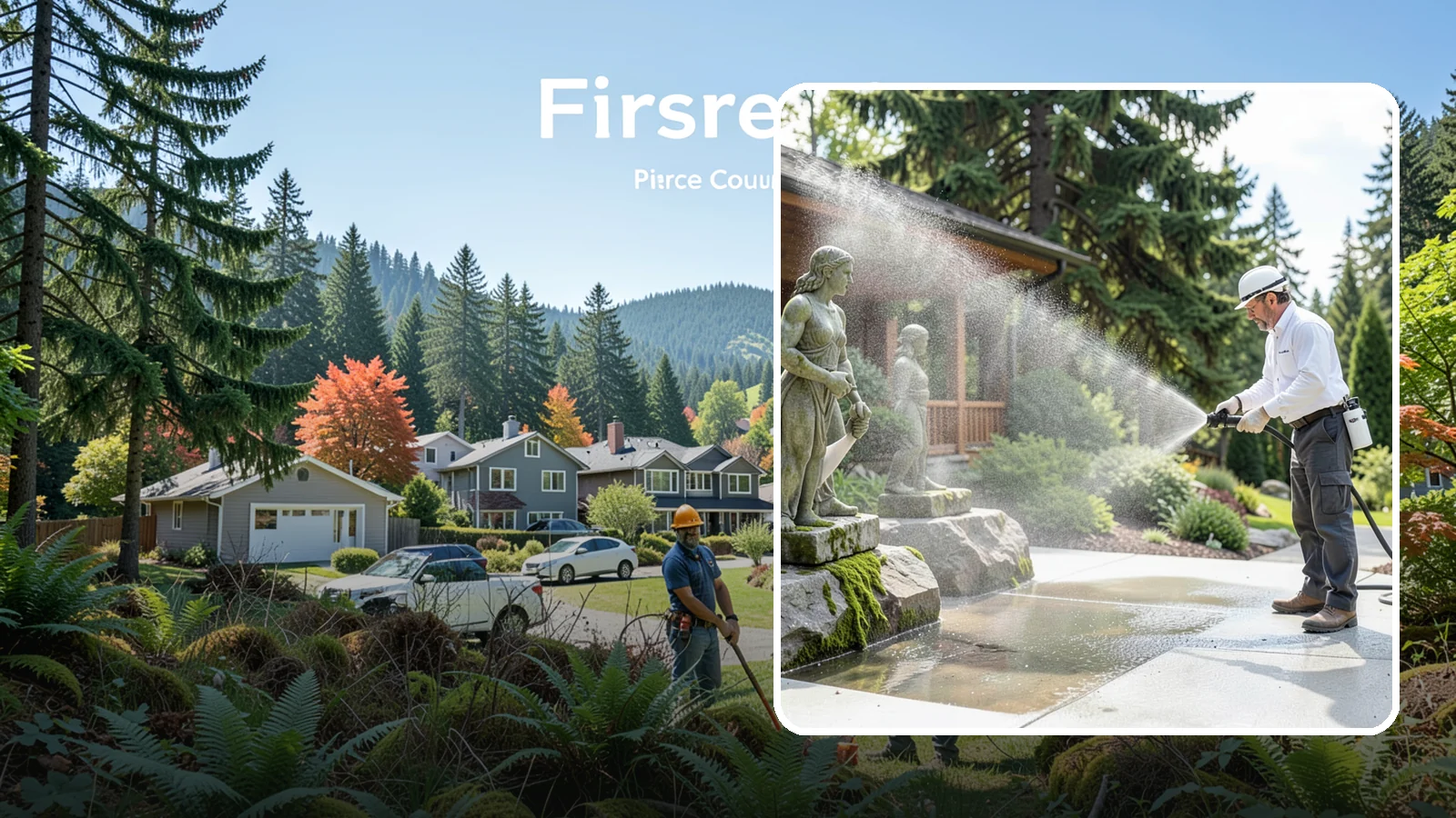 Outdoor Sculpture Cleaning in Fircrest, Pierce County, WA - We carefully clean outdoor sculptures and statues in Washington to remove algae, staining, and grime without harm.