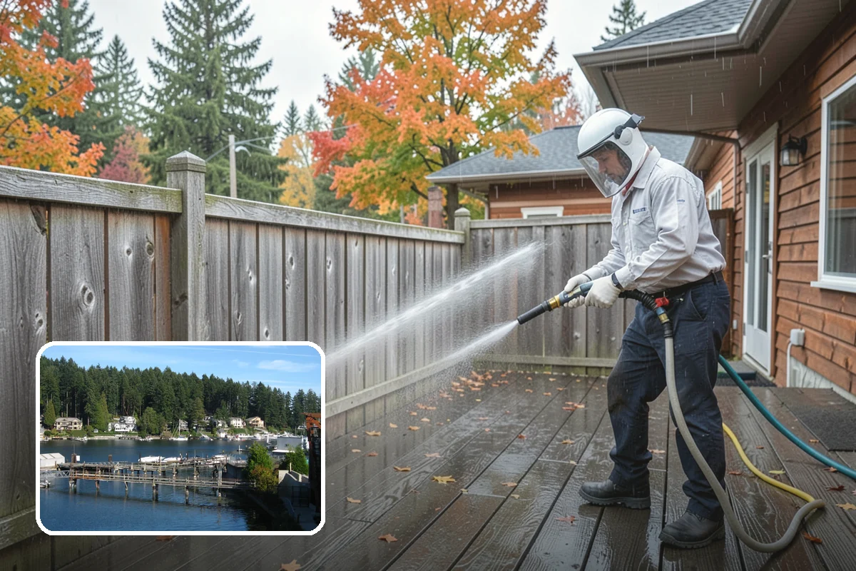 Outdoor Sculpture Cleaning in Gig Harbor, Pierce County, WA - Lifts algae and staining without damage