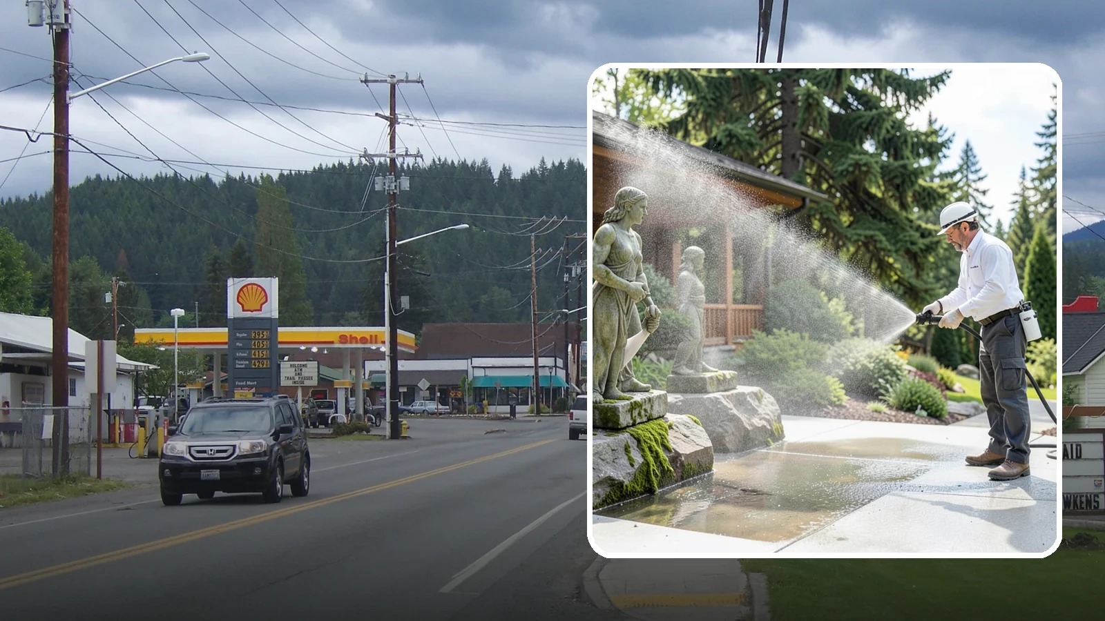 Outdoor Sculpture Cleaning in Granite Falls, Snohomish County, WA - We carefully clean outdoor sculptures and statues in Washington to remove algae, staining, and grime without harm.