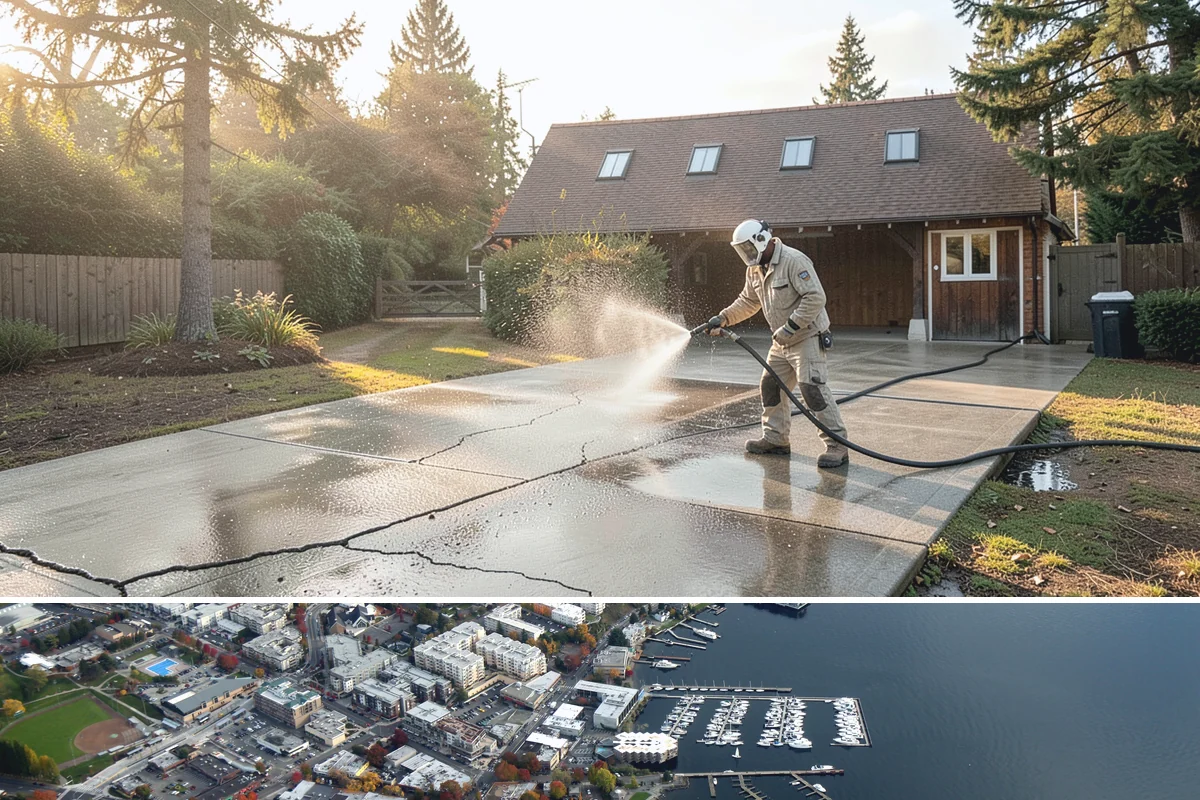Outdoor Sculpture Cleaning in Kirkland, King County, WA - Sculptures are best cleaned in late spring after the wettest months have fueled algae growth.