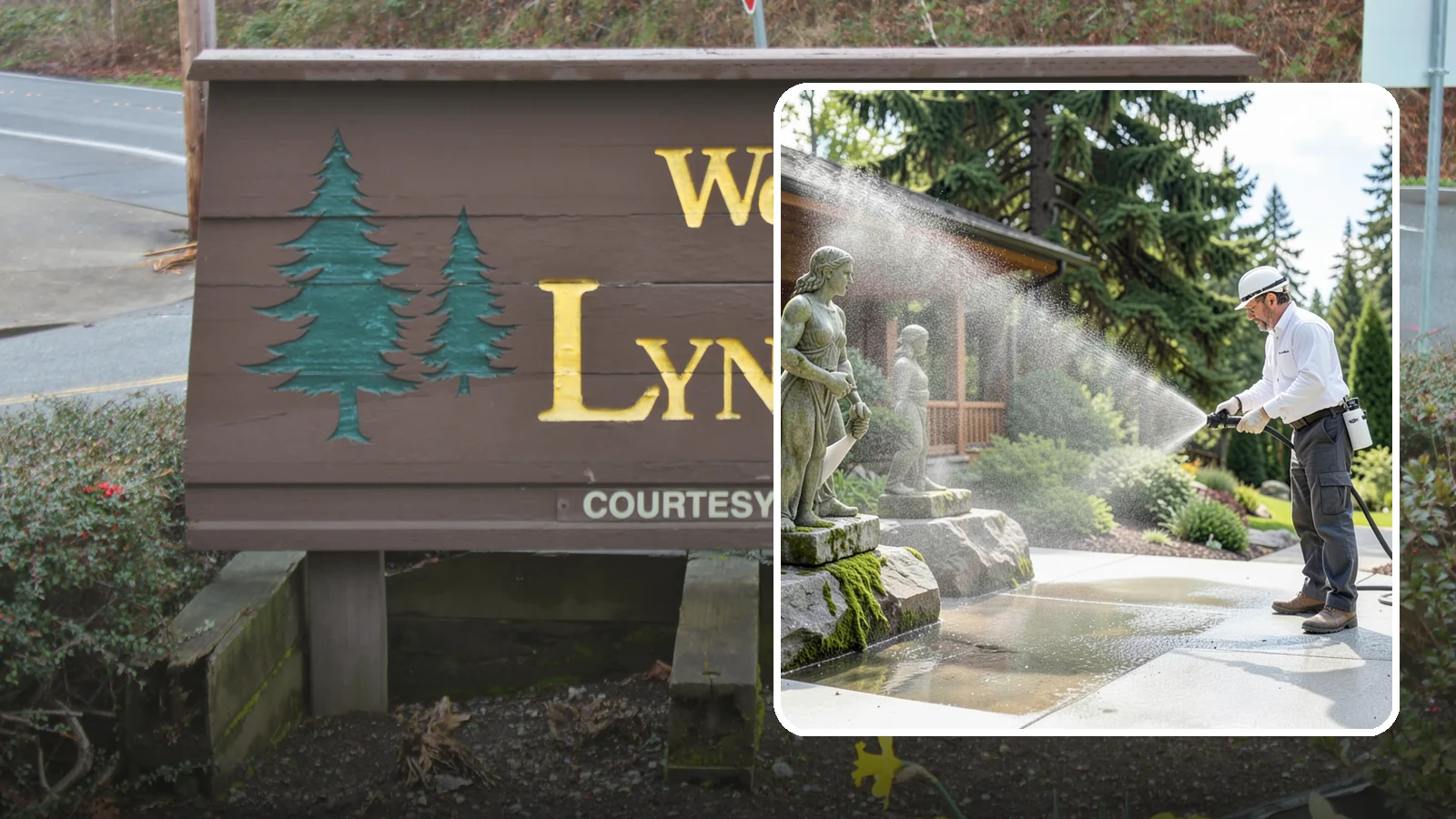 Outdoor Sculpture Cleaning in Lynnwood, Snohomish County, WA - We carefully clean outdoor sculptures and statues in Washington to remove algae, staining, and grime without harm.