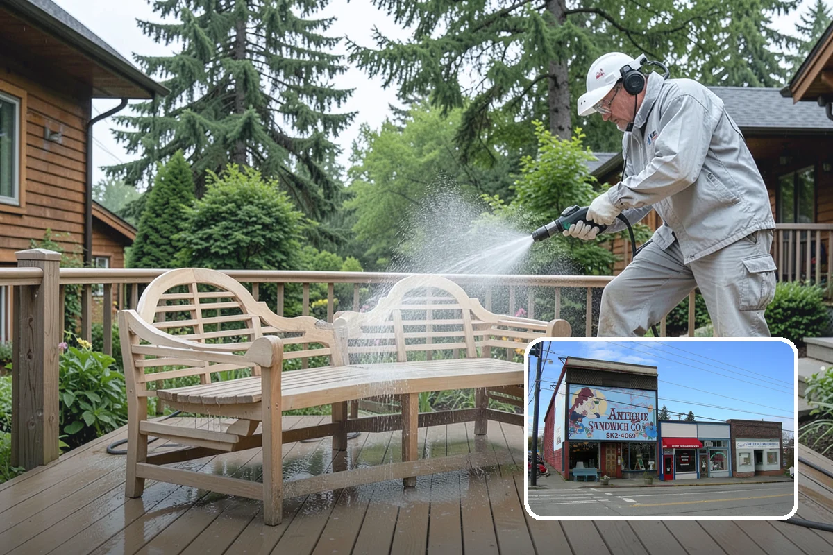 Outdoor Sculpture Cleaning in Ruston, Pierce County, WA - Lifts algae and staining without damage