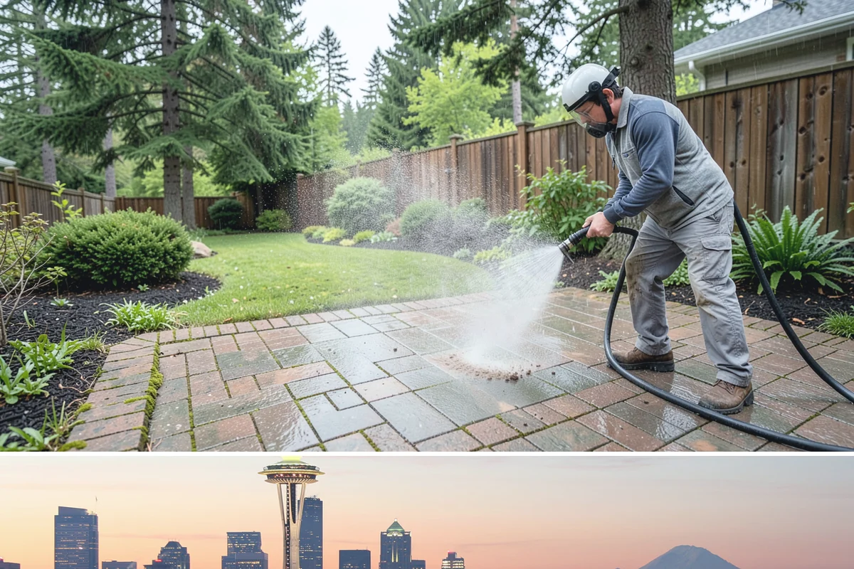 Outdoor Sculpture Cleaning in Seattle, King County, WA - Sculptures are best cleaned in late spring after the wettest months have fueled algae growth.