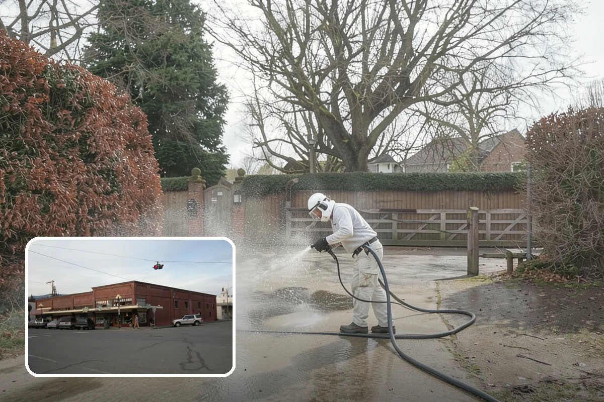 Outdoor Sculpture Cleaning in Sedro-Woolley, Skagit County, WA - Lifts algae and staining without damage