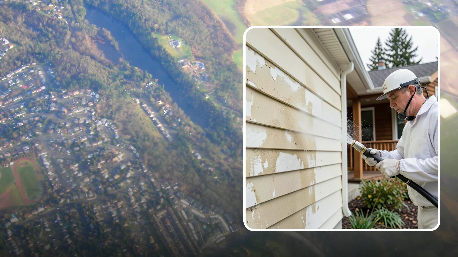 Oxidation Removal in Algona, King County, WA - We strip chalky oxidation from Washington siding, gutters, and metal so surfaces regain their true color.
