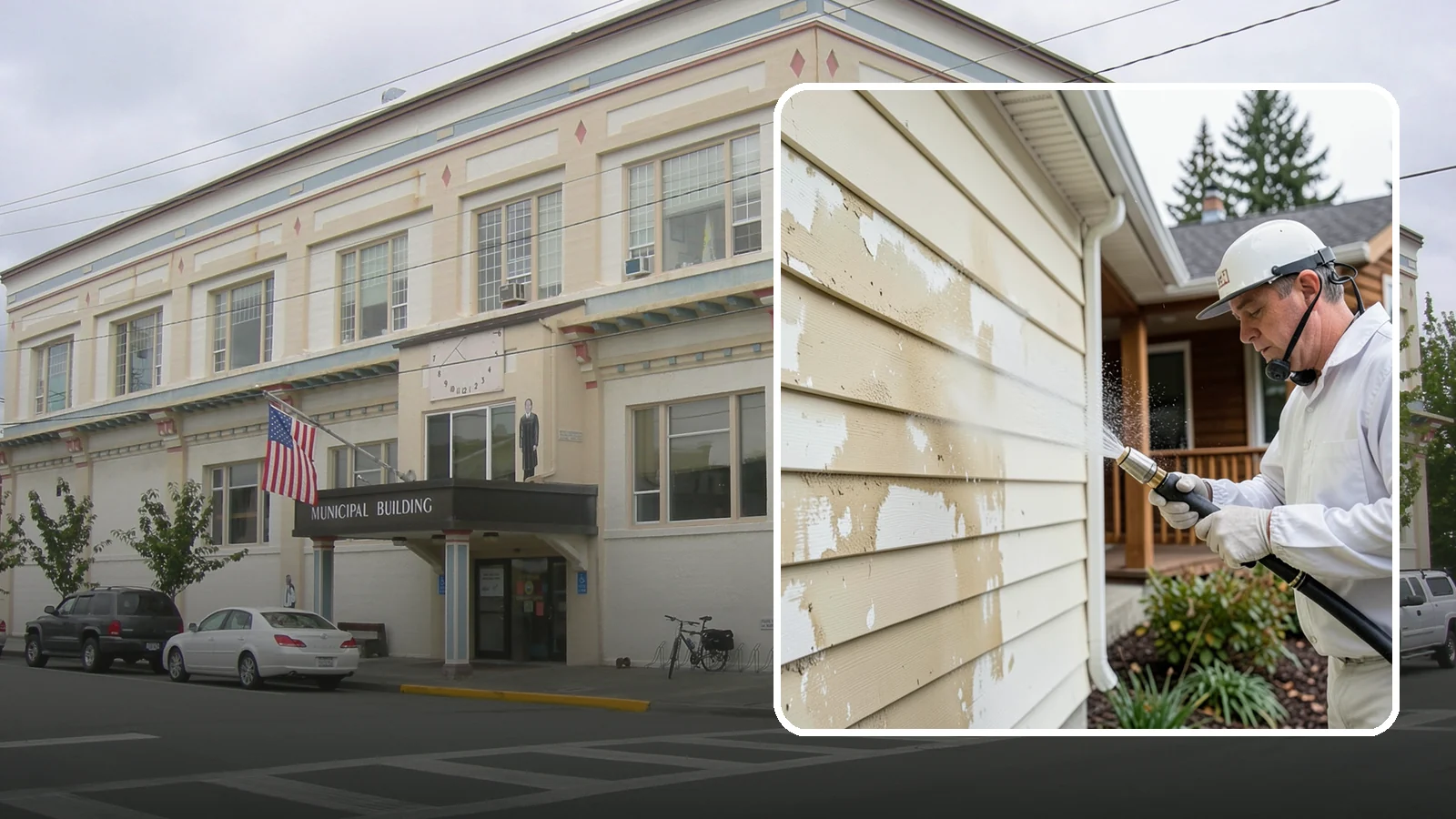 Oxidation Removal in Anacortes, Skagit County, WA - We strip chalky oxidation from Washington siding, gutters, and metal so surfaces regain their true color.