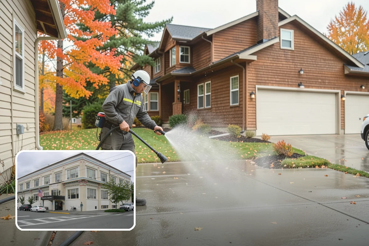Oxidation Removal in Anacortes, Skagit County, WA - Restores faded color to siding and gutters