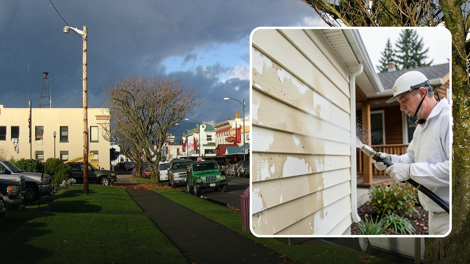 Oxidation Removal in Arlington, Snohomish County, WA - We strip chalky oxidation from Washington siding, gutters, and metal so surfaces regain their true color.