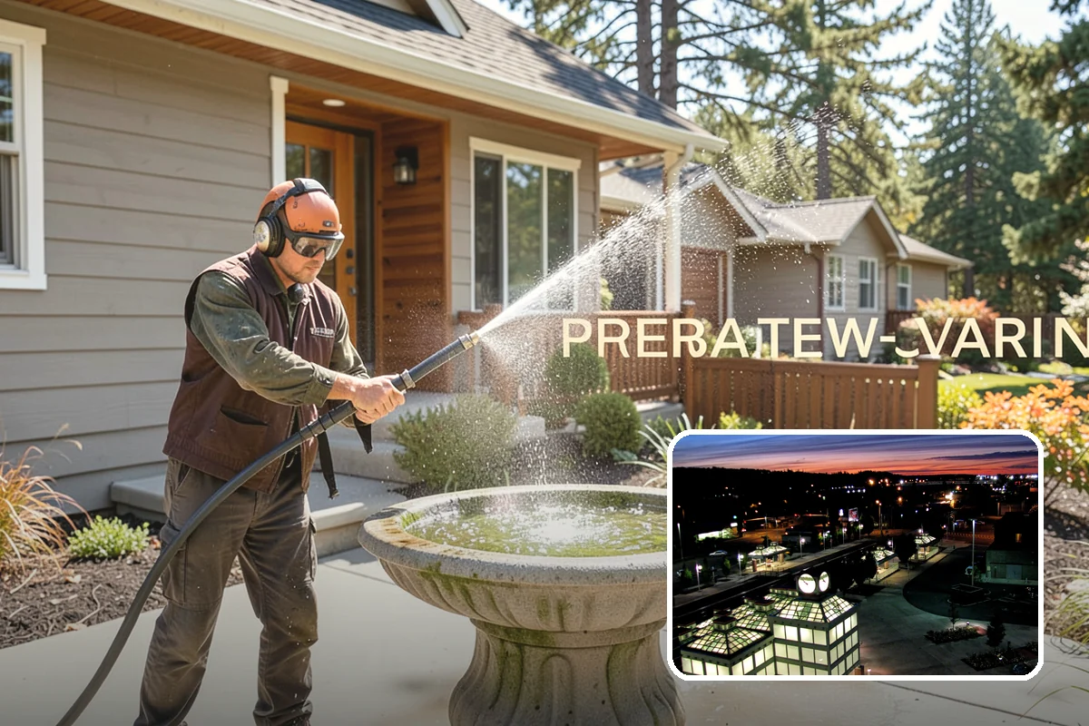 Oxidation Removal in Auburn, King County, WA - Restores faded color to siding and gutters