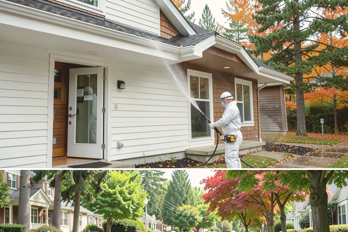 Oxidation Removal in Beaux Arts Village, King County, WA - Oxidation removal is best scheduled in dry summer weather when cleaners can work fully before rinsing.