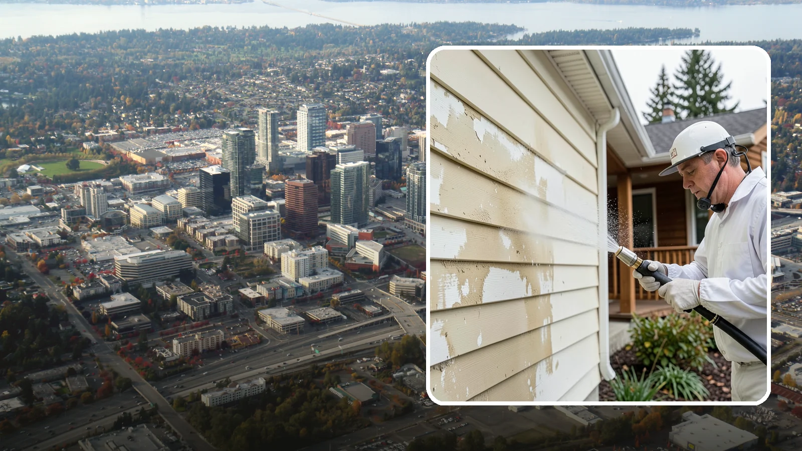Oxidation Removal in Bellevue, King County, WA - We strip chalky oxidation from Washington siding, gutters, and metal so surfaces regain their true color.