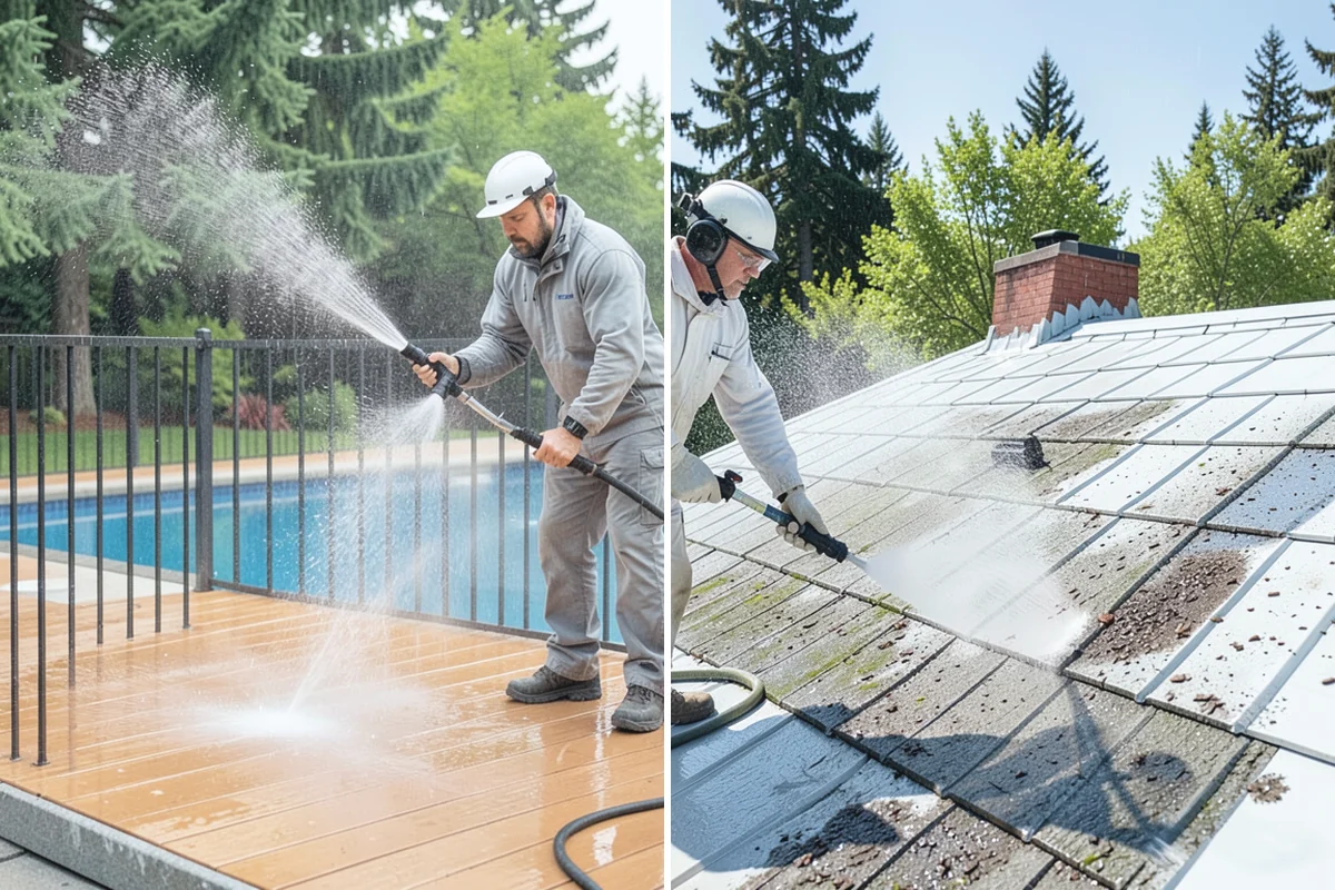 Oxidation Removal in Bonney Lake, Pierce County, WA - Test surfaces for the degree of oxidation