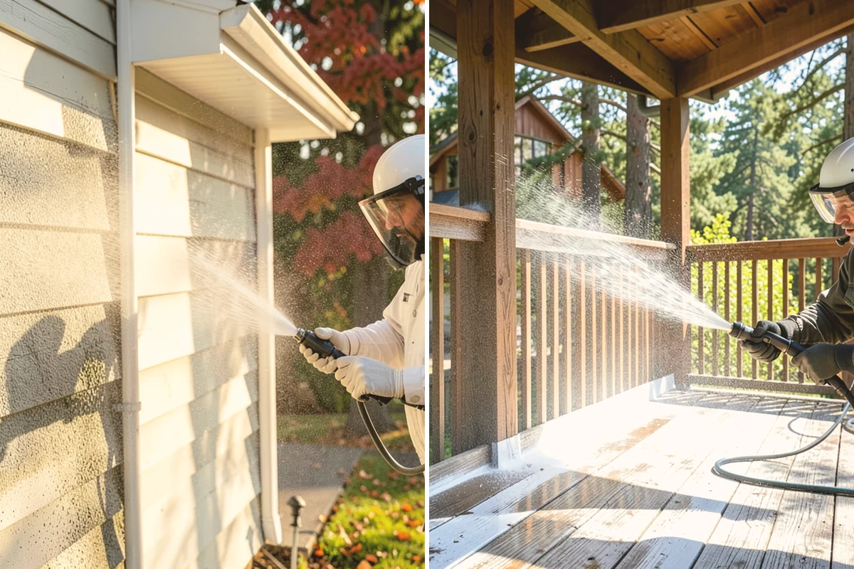 Oxidation Removal in Brier, Snohomish County, WA - Test surfaces for the degree of oxidation