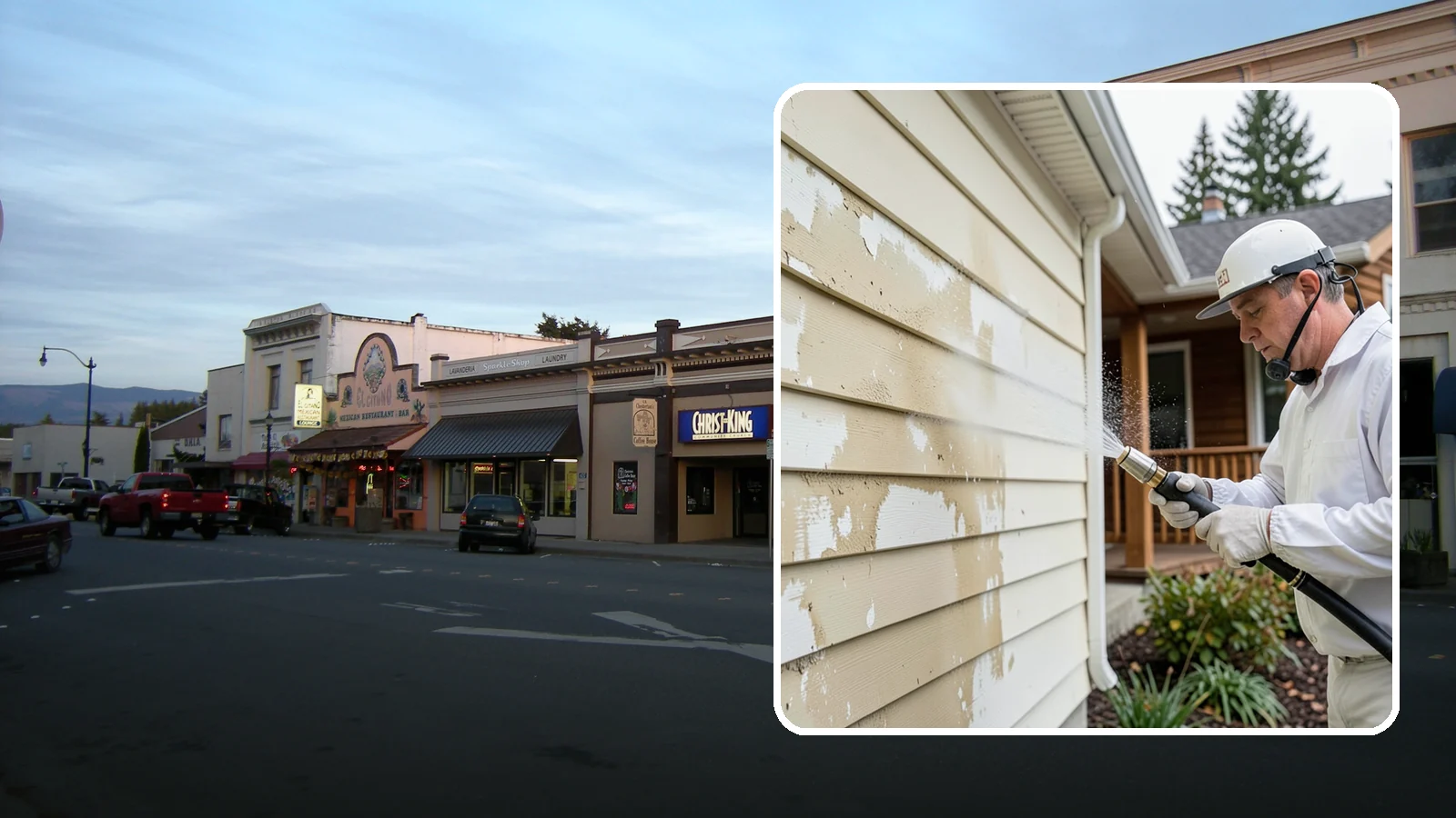 Oxidation Removal in Burlington, Skagit County, WA - We strip chalky oxidation from Washington siding, gutters, and metal so surfaces regain their true color.