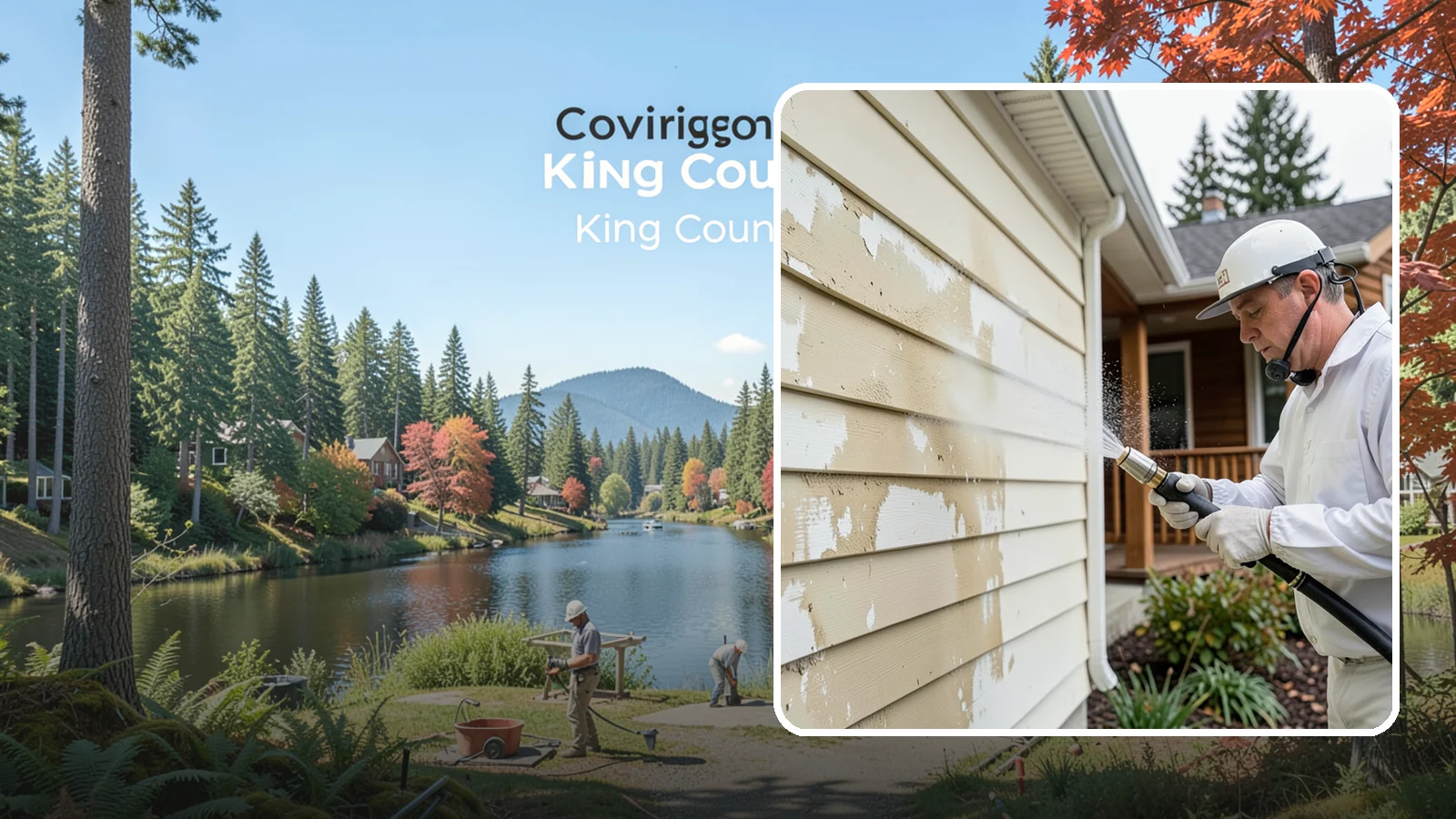 Oxidation Removal in Covington, King County, WA - We strip chalky oxidation from Washington siding, gutters, and metal so surfaces regain their true color.