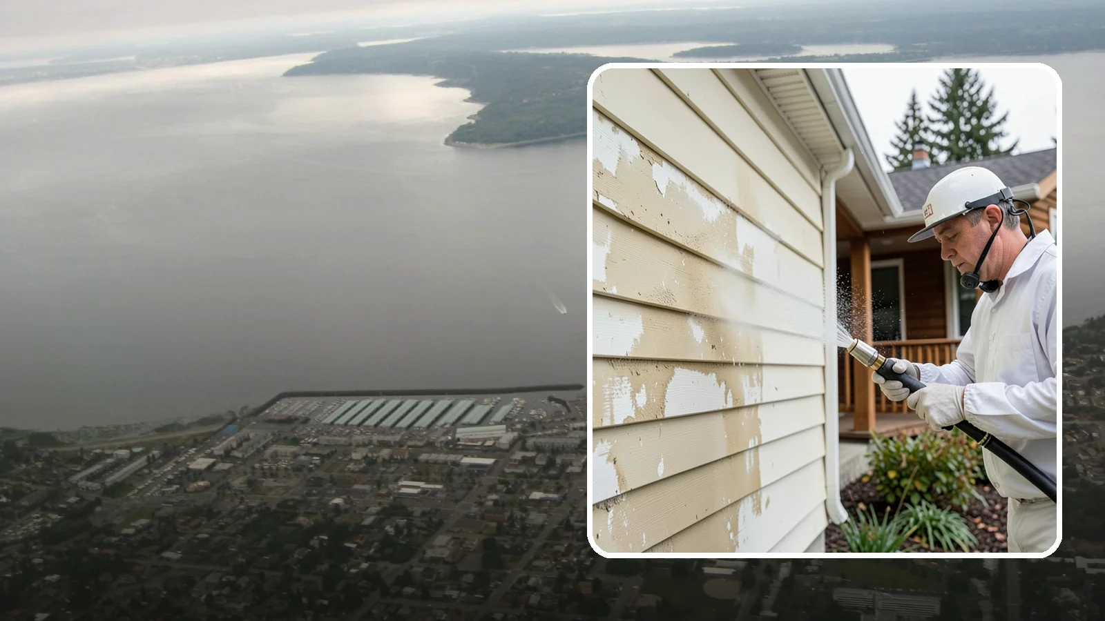 Oxidation Removal in Des Moines, King County, WA - We strip chalky oxidation from Washington siding, gutters, and metal so surfaces regain their true color.