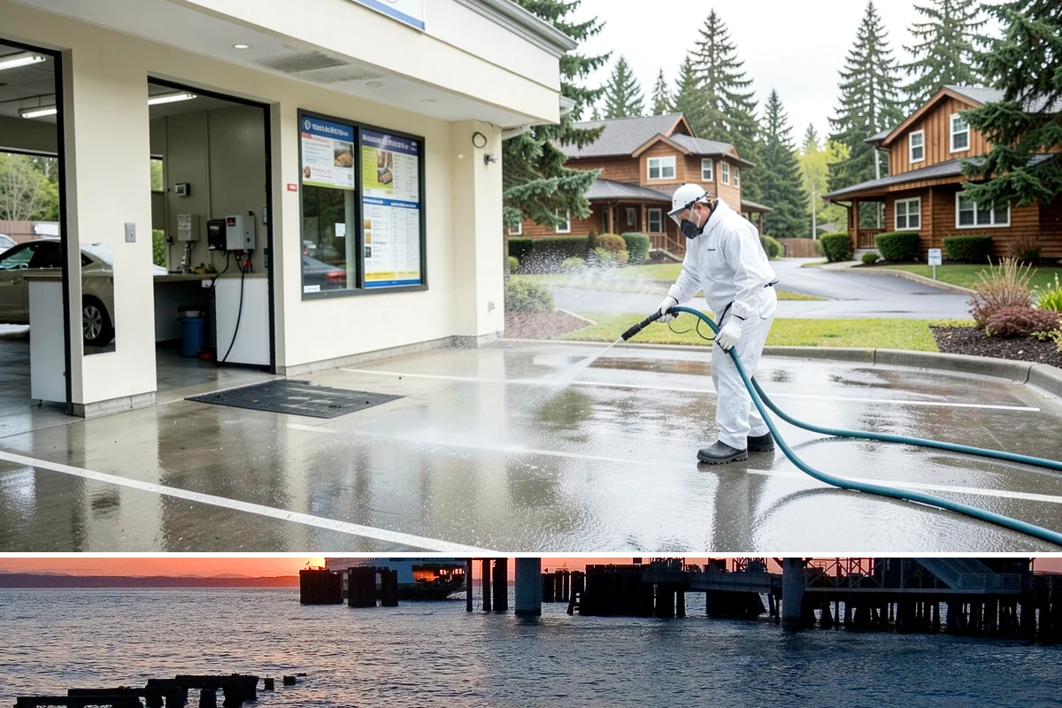 Oxidation Removal in Edmonds, Snohomish County, WA - Oxidation removal is best scheduled in dry summer weather when cleaners can work fully before rinsing.