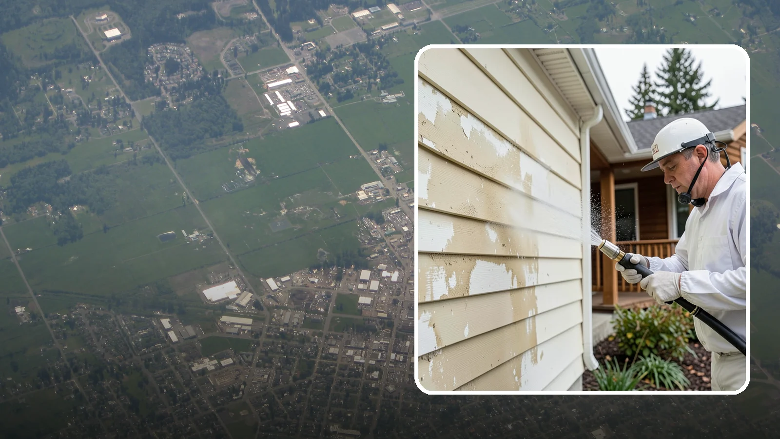 Oxidation Removal in Enumclaw, King County, WA - We strip chalky oxidation from Washington siding, gutters, and metal so surfaces regain their true color.