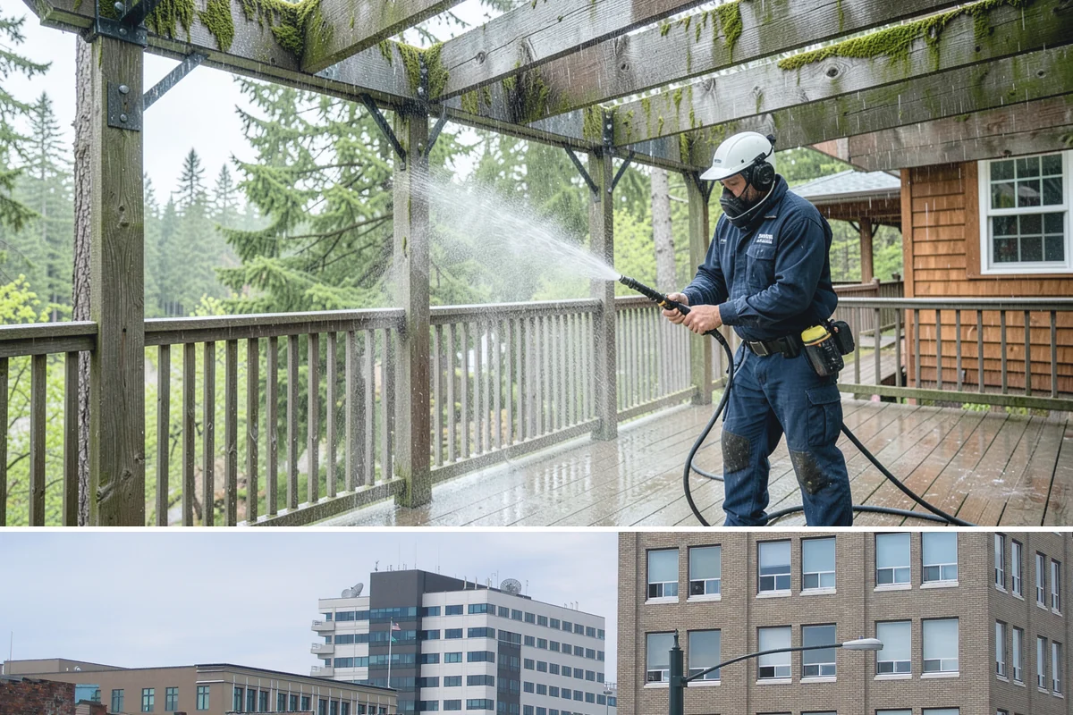 Oxidation Removal in Everett, Snohomish County, WA - Oxidation removal is best scheduled in dry summer weather when cleaners can work fully before rinsing.