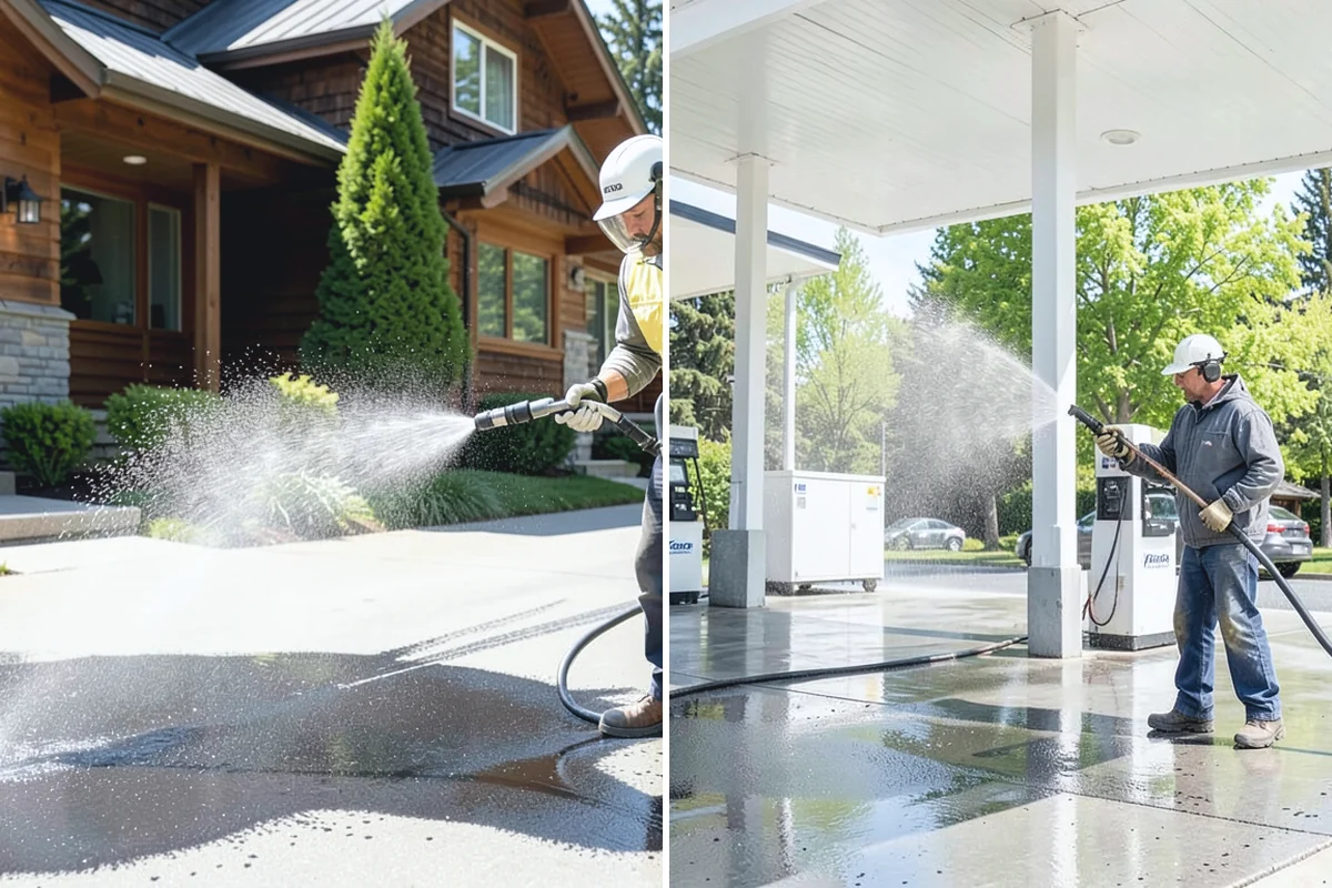 Oxidation Removal in Granite Falls, Snohomish County, WA - Test surfaces for the degree of oxidation