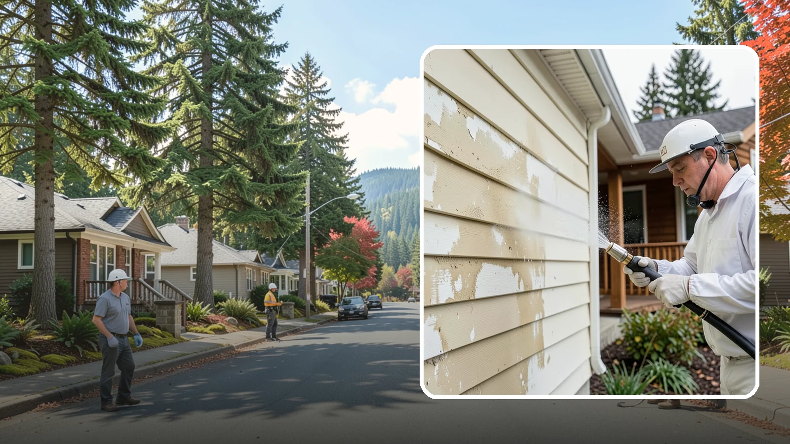 Oxidation Removal in Hunts Point, King County, WA - We strip chalky oxidation from Washington siding, gutters, and metal so surfaces regain their true color.