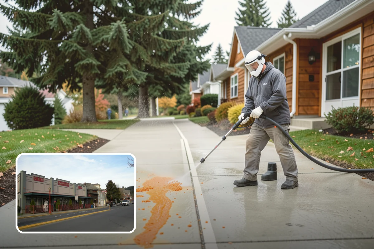Oxidation Removal in Issaquah, King County, WA - Restores faded color to siding and gutters