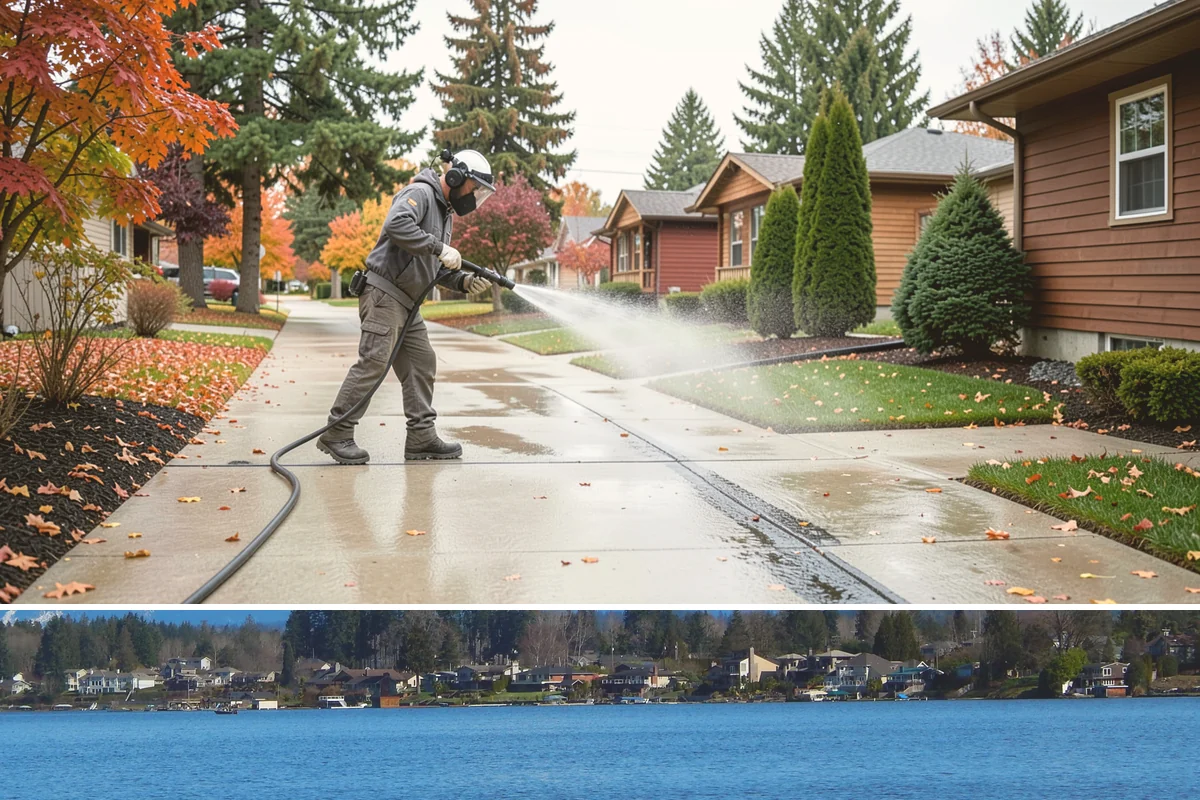 Oxidation Removal in Lake Stevens, Snohomish County, WA - Oxidation removal is best scheduled in dry summer weather when cleaners can work fully before rinsing.