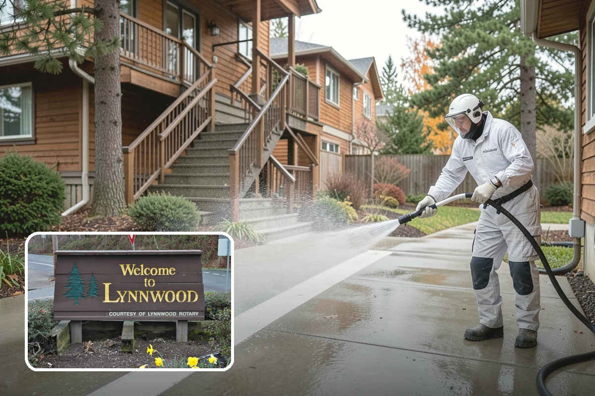 Oxidation Removal in Lynnwood, Snohomish County, WA - Restores faded color to siding and gutters