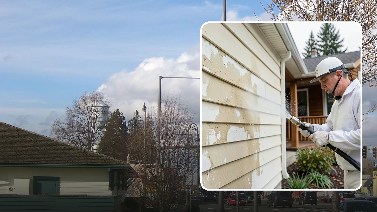 Oxidation Removal in Marysville, Snohomish County, WA - We strip chalky oxidation from Washington siding, gutters, and metal so surfaces regain their true color.
