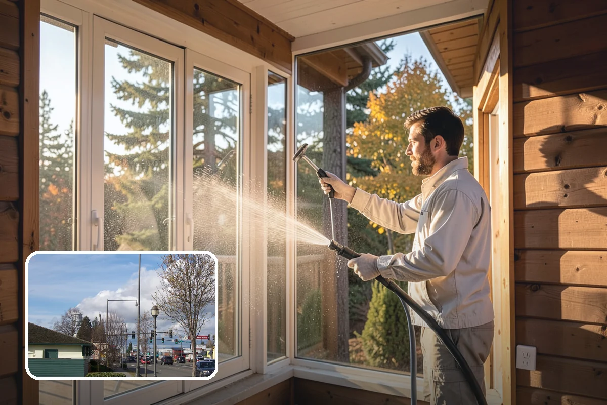 Oxidation Removal in Marysville, Snohomish County, WA - Restores faded color to siding and gutters