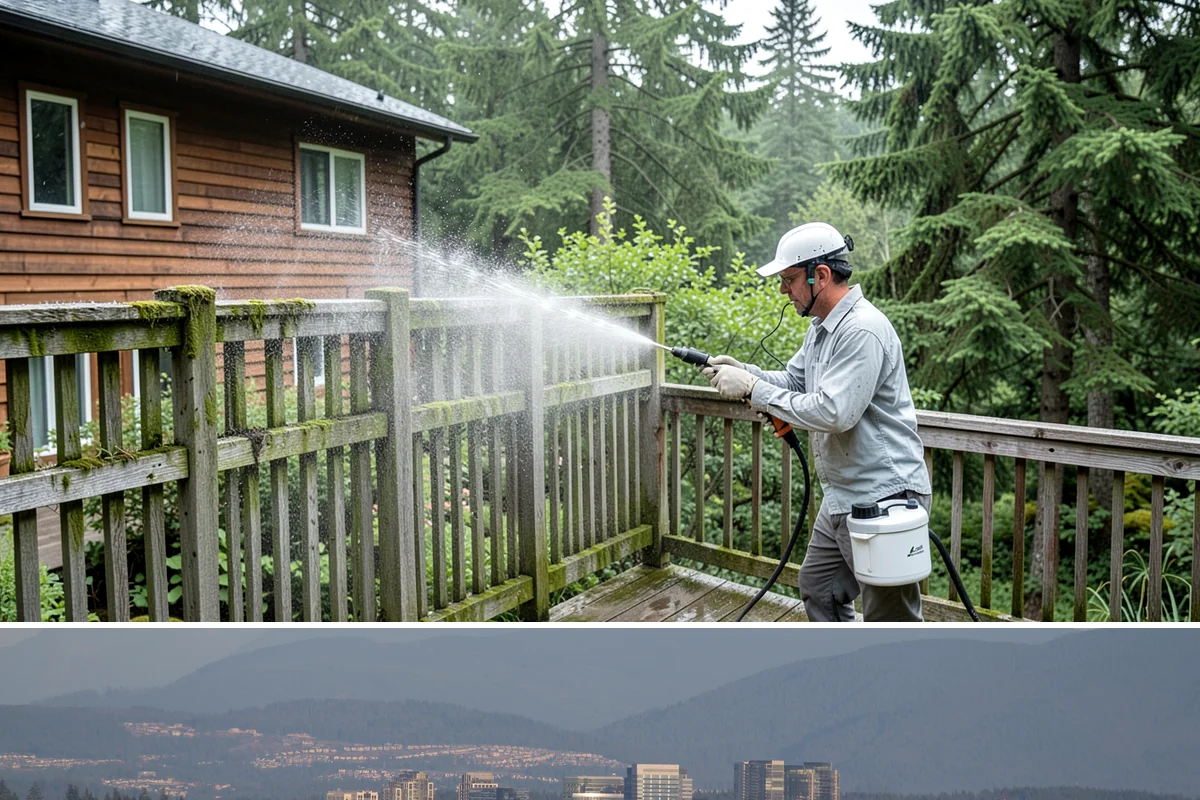 Oxidation Removal in Medina, King County, WA - Oxidation removal is best scheduled in dry summer weather when cleaners can work fully before rinsing.