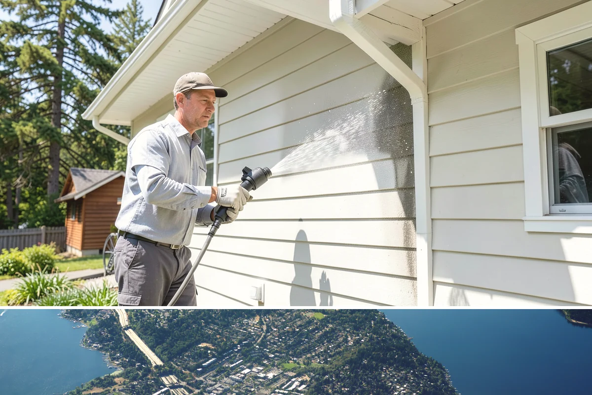 Oxidation Removal in Mercer Island, King County, WA - Oxidation removal is best scheduled in dry summer weather when cleaners can work fully before rinsing.