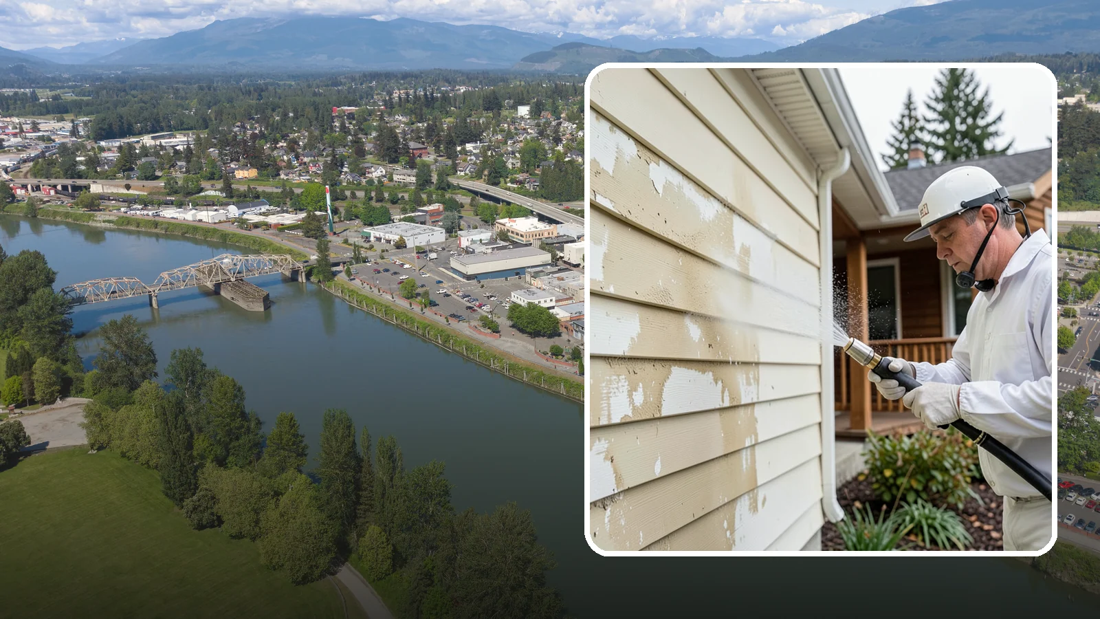 Oxidation Removal in Mount Vernon, Skagit County, WA - We strip chalky oxidation from Washington siding, gutters, and metal so surfaces regain their true color.