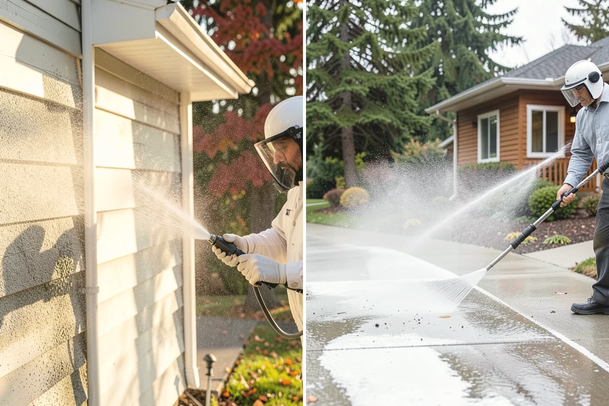 Oxidation Removal in Mountlake Terrace, Snohomish County, WA - Test surfaces for the degree of oxidation